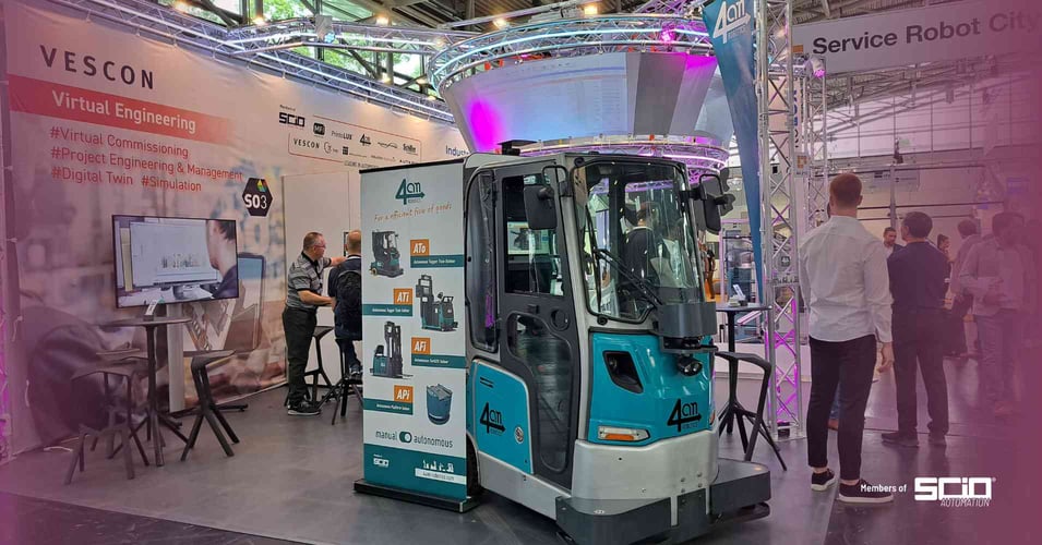 SCIO Teams machen die smarte Fabrik auf der automatica 2023 erlebbar