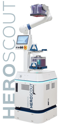 Mobile Robot HERO Scout for reticle handling