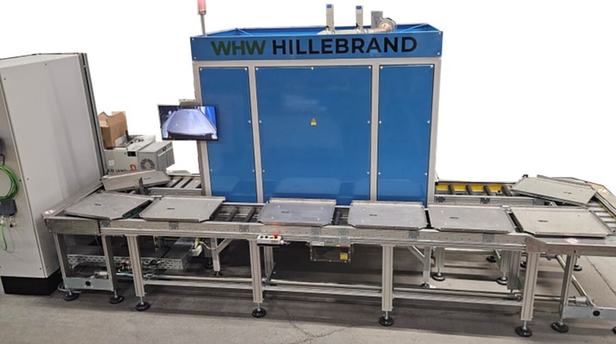 Laser cell at WHW Hillebrand as a benchmark for efficient frame cleaning