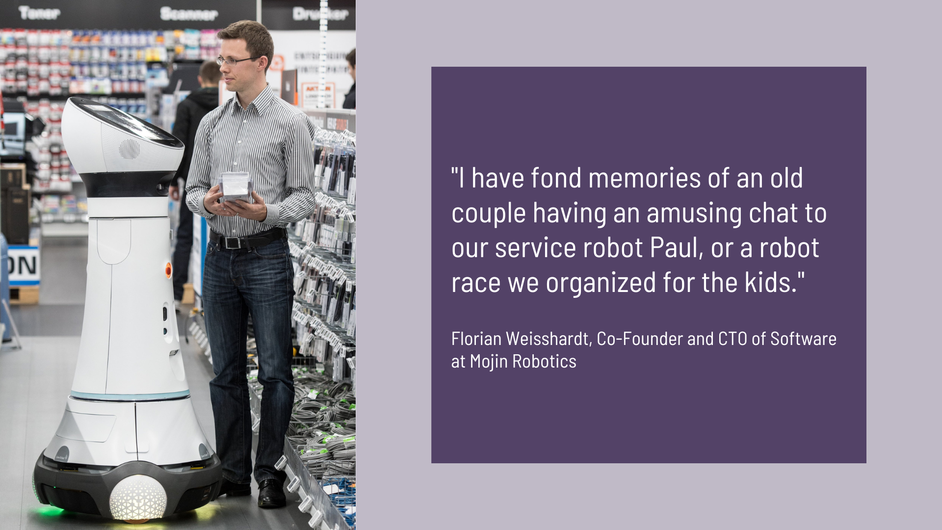 Florian Weisshardt, Co-Founder and CTO of Software at Mojin Robotics